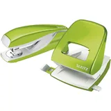 Leitz Schreibtisch-Set Locher NeXXt WOW Locher/Heftgerät 5008/5502 grün | Gr.: onesize