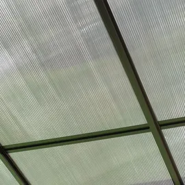 LECO Terrassendach 2,45 x 1,5 m grau