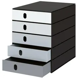 Styro Schubladenbox »styroval color flow« 5 Schubladen, 24.3x32.3x33.5 cm