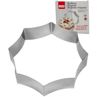 LARES Backform/Backrahmen Rosette - aus Federbandstahl - Ø ca. 27cm, H: ca. 7cm - Made in Germany