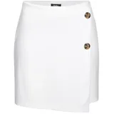 Buffalo Hosenrock Damen Wickeloptik Weiß 38