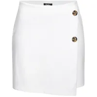 Buffalo Hosenrock Damen Wickeloptik Weiß 38