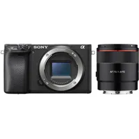 Sony Alpha ILCE-6400 + Samyang AF 75mm f1,8 FE | nach 100 EUR Sony A6400 Sofortrabatt