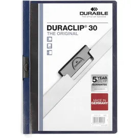 Durable Schnellhefter Duraclip A4 Blau 25 St.