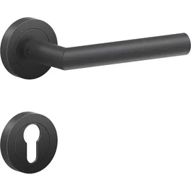 Karcher Design-Beschläge Rosettengarnitur ER28 PZ Kosmos Schwarz