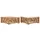 vidaXL Gartentisch und Fußhocker Set Loungesofa braun