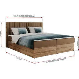 MKS Meble Albero-4 200 x 200 cm H4 Braun