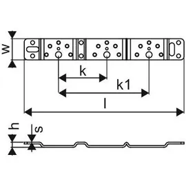 Uponor S-Press Plus Montageplatte 80/150mm -