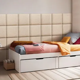 neu.haus Wandkissen Carpino 4er Set 30 x 30 cm