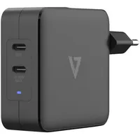 V7 Netzteil - 3 A - 2 Ausgabeanschlussstellen USB-C)