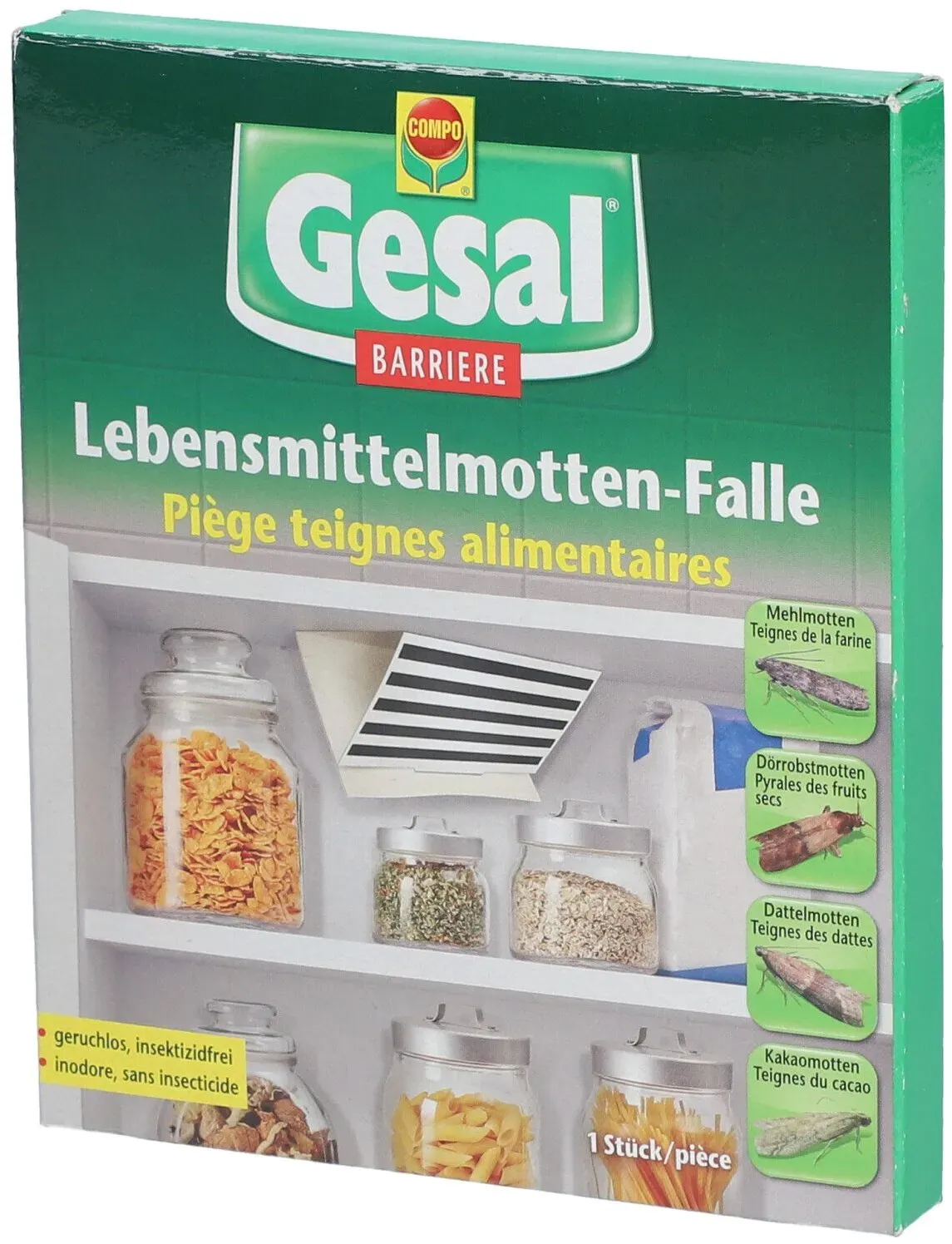 Gesal Barriere Lebensmittelmotten-Falle