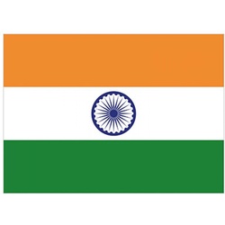 Printwear Fahne Fahne Indien / 90 x 150 cm