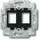 Busch-Jaeger Busch Jaeger 1753-0-8063 Steckdose 2 x RJ-45 Schwarz (1753-0-8063)