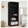 vidaXL Kleiderschrank 80 x 200 x 50 cm Schwarz