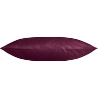 Kneer Kissenbezug »Edel-Satin Uni«, (1 St.), aus mercerisierter Baumwolle, lila