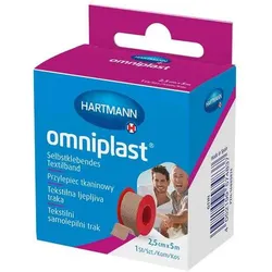 omniplast® Selbstklebendes Textilband 2,5 cm x 5 m