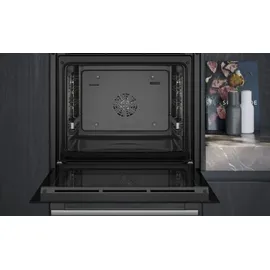 Siemens Herdset Backofen Hydrolyse EcoClean + Induktionskochfeld Booster autark 60 cm