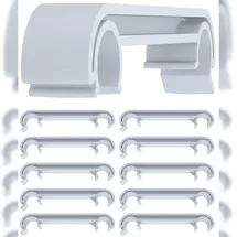 CLP Kunststoff-Verbinder für Stühle 10er Set 10 x 2,5 x 2,5 cm