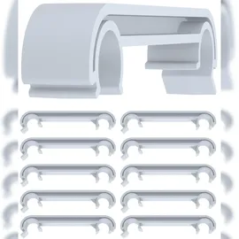 CLP Kunststoff-Verbinder für Stühle 10er Set 10 x 2,5 x 2,5 cm