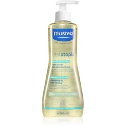 Mustela Bébé Stelatopia Babyöl für Bad und körper für atopische Haut 500 ml