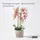 Homescapes Kunstblume, Orchidee pink-weiß im Deko-Topf, 64 cm