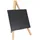 Securit Mini Staffelei Kreidetafel mit lackiertem Holz inklusive 1. Kreidestift Buche