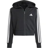 adidas Essentials Reißverschlusspullover Black / White 164