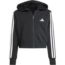 adidas Essentials Reißverschlusspullover Black / White 164