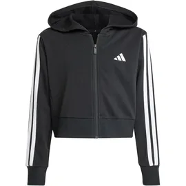 adidas Essentials Reißverschlusspullover Black / White 164
