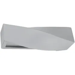 SOLLUX LIGHTING Wandleuchte "SIGMA", grau, H: 14cm, Lampen, Das Oberteil scheint