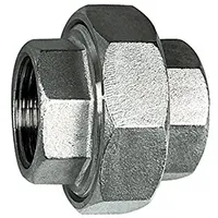 Riegler Lösb. Doppelgewindenippel, G 3/8 i., SW1 34, SW2