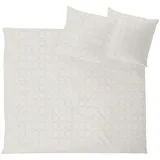 Hefel Opulence Kariert Beige 135 x 200 cm + 40 x 80 cm