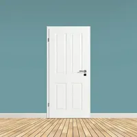 Kilsgaard Zimmertür 20/04  (610 x 1.985 mm, DIN Anschlag: Links, Weiß lackiert, ähnlich RAL 9010, Vollspan)