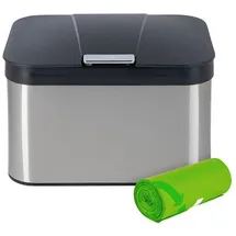 Onvaya Biomülleimer 4,3 l Silber