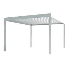 teico group Pergola 3 x 3 m inkl. LED Licht Weiß