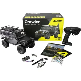AMEWI RC-Auto Mini-D90 AMXRock 4WD 1:16 RTR grau (22726)