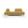 divani.store Newton Modulares Sofa Mit Beweglichen Rückenlehnen T07 167 cm, Gelb,