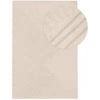 Benuta pure Wollteppich, Yanis Ivory 120x170 cm, - Naturfaserteppich