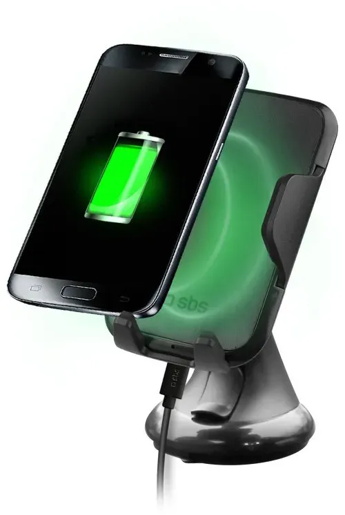 SBS TESUPPWINDWIR10W, Handy/Smartphone, Passive Halterung, Auto, Schwarz