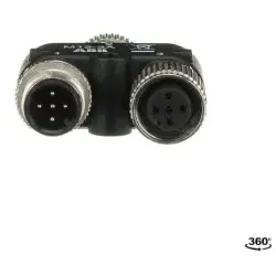 ABB M12-3A Y-Stecker mit M12-Anschlüssen für die Serienschaltung von Unfallschutz 2TLA020055R0000 M123A