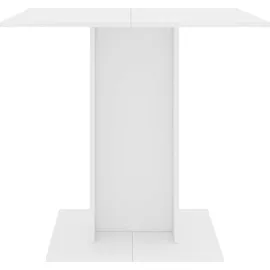 vidaXL Esstisch 80 x 75 x 80 cm weiß