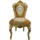 Casa Padrino Esszimmerstuhl Barock gold