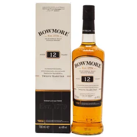 Bowmore 12 Years Old Islay Single Malt Scotch 40% vol 0,7 l Geschenkbox