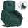 vidaXL Relaxsessel mit Aufstehhilfe Stoff 94,5 x 100 x 0 cm Dunkelgrün mit Rollen
