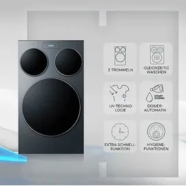 Haier HAMQD 410CBL9GN-84 MultiWash Waschmaschine (10 kg, 1400 U/min)