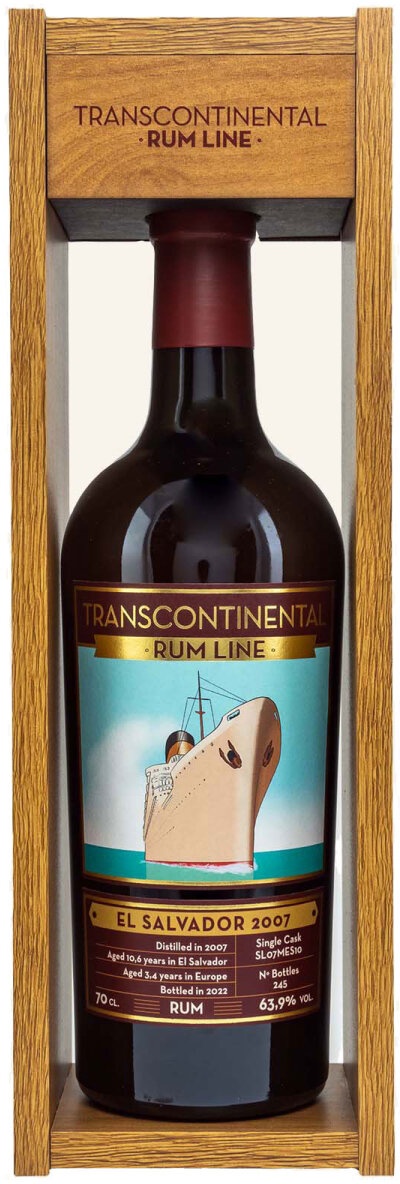 Transcontinental Rum Line 14 Jahre - 2007/2022 - El Salvador - Cask...