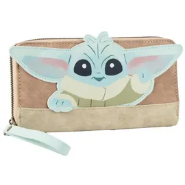 Artesania Cerda Star Wars Mandalorian Grogu Geldbörse blau