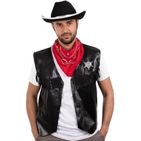 Funidelia | Cowboy Kit für Herren Cowboys, Indianer, Western - Zubehör für Erwachsene, Zubehör für Kostüm - Braun