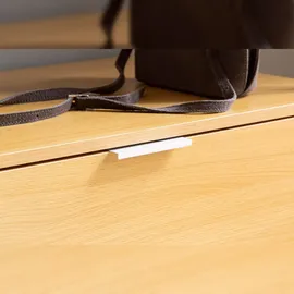 FineBuy Garderobenständer Eiche Braun