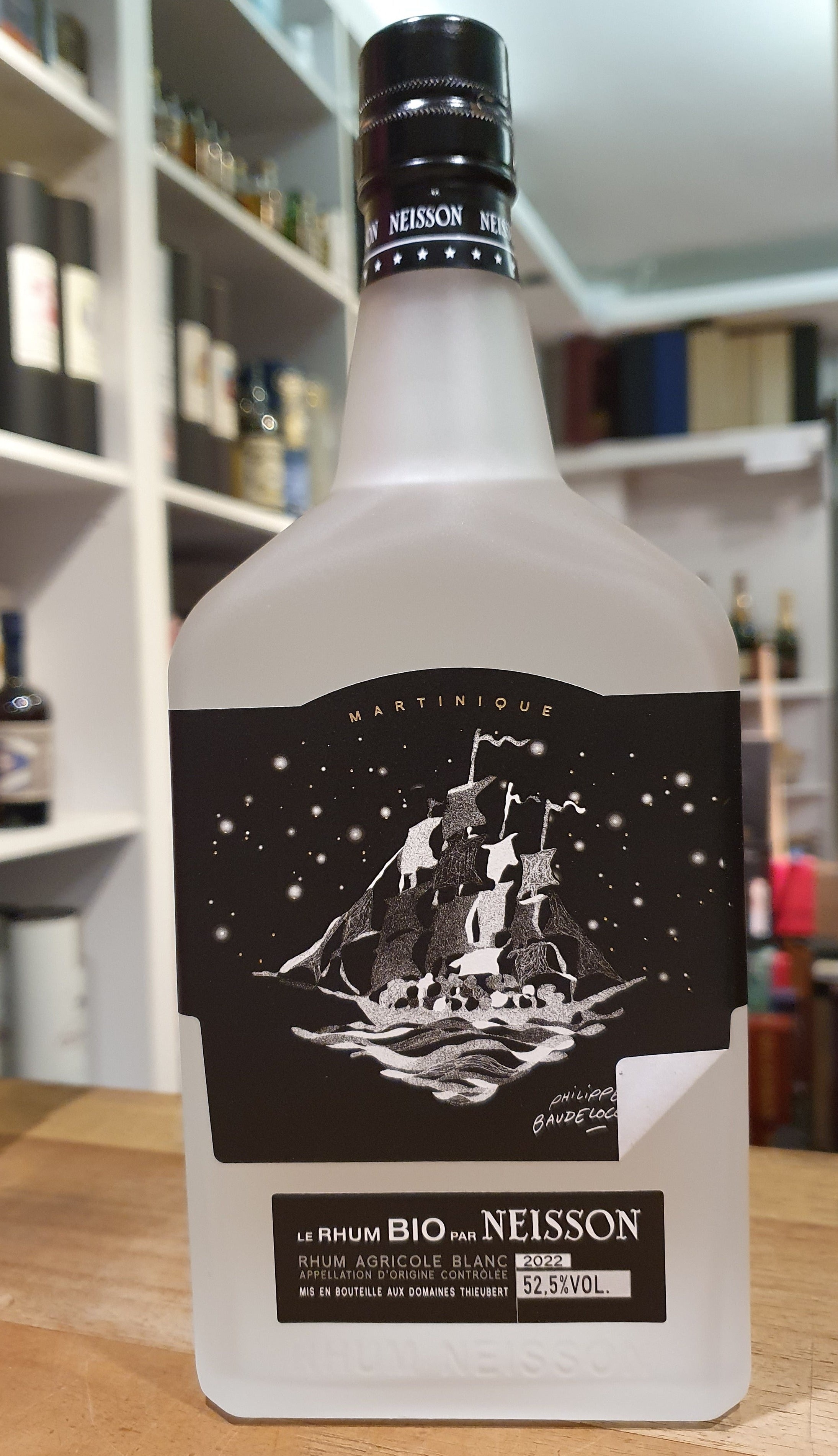 Neisson blanc Bio par 2022 OHNE Holzrahmen 52,5% vol. 0,7l Rum Agricole Rhum Martinique sb